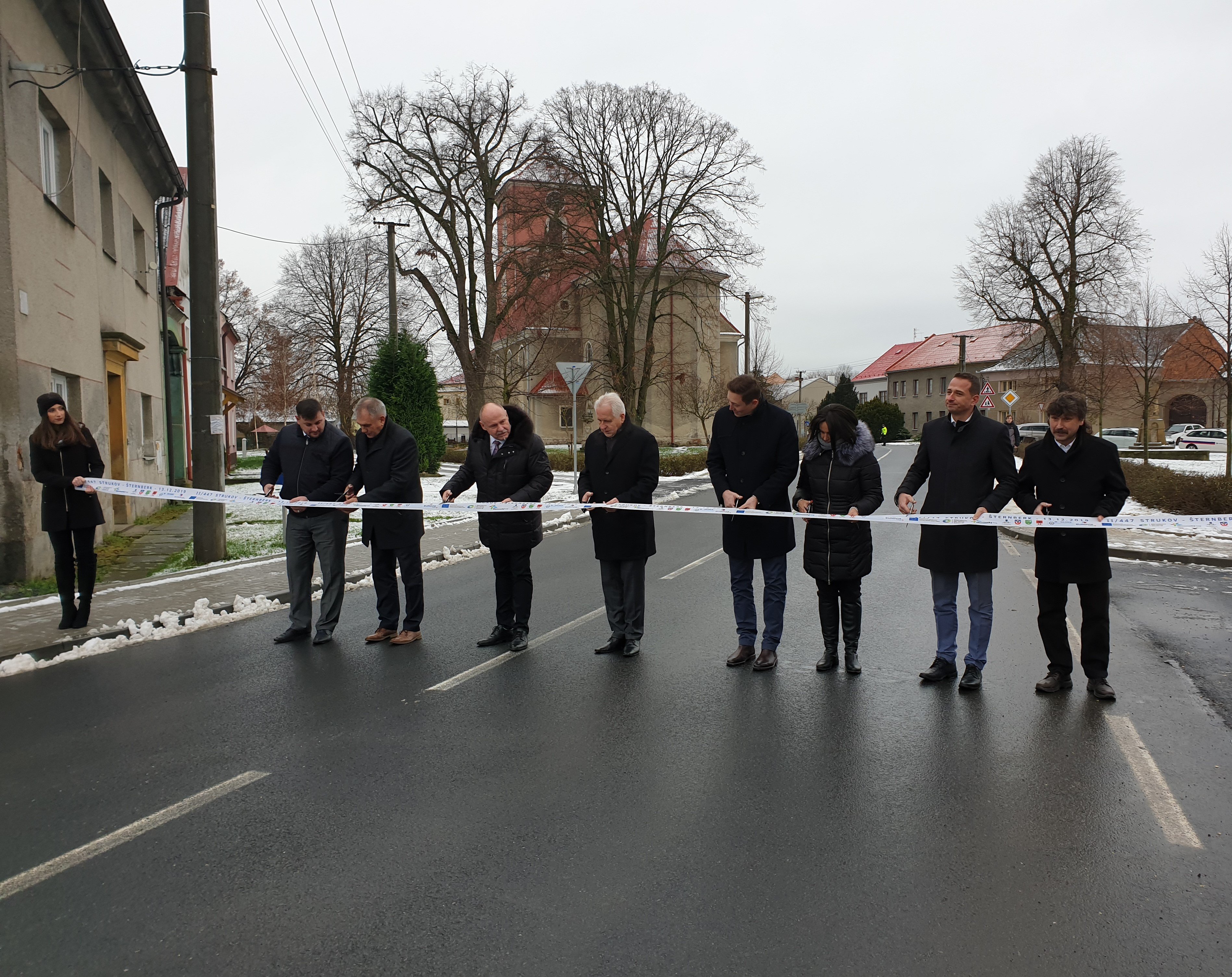 Silnice II/447 Strukov - Šternberk byla slavnostně otevřena